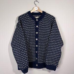 Vintage 90s LL Bean Wool Cardigan